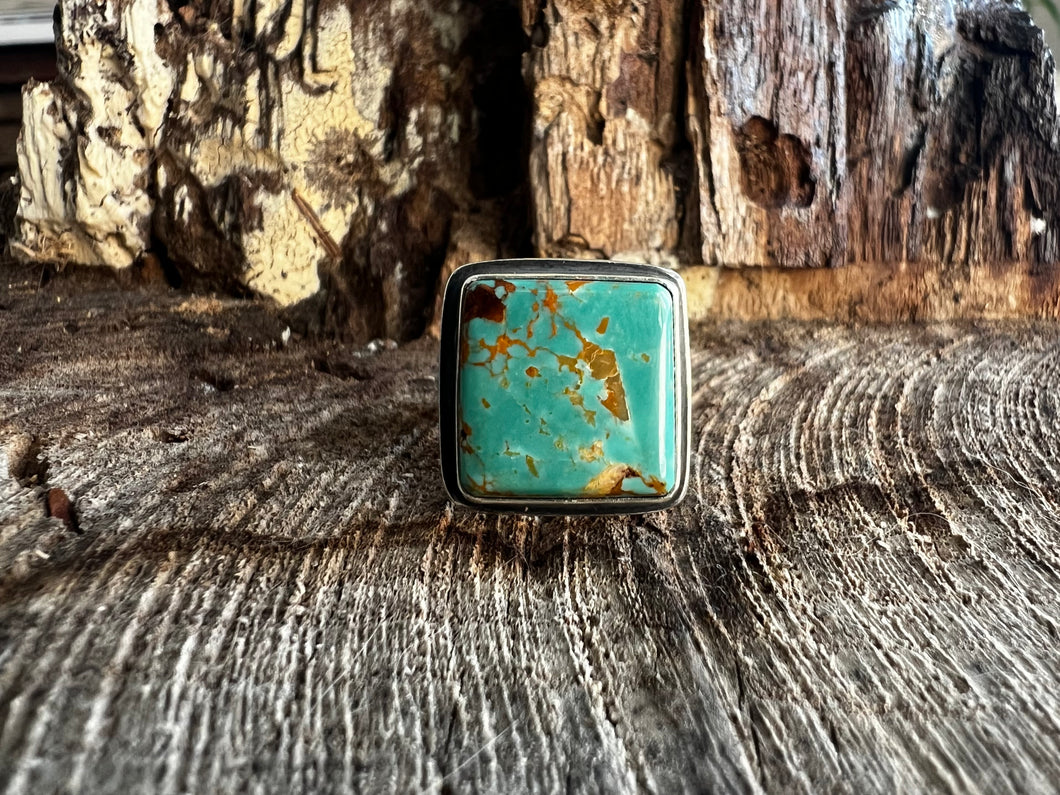 Royston Turquoise Square Ring
