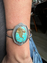 Load image into Gallery viewer, Turquoise #8 Mine Cuff
