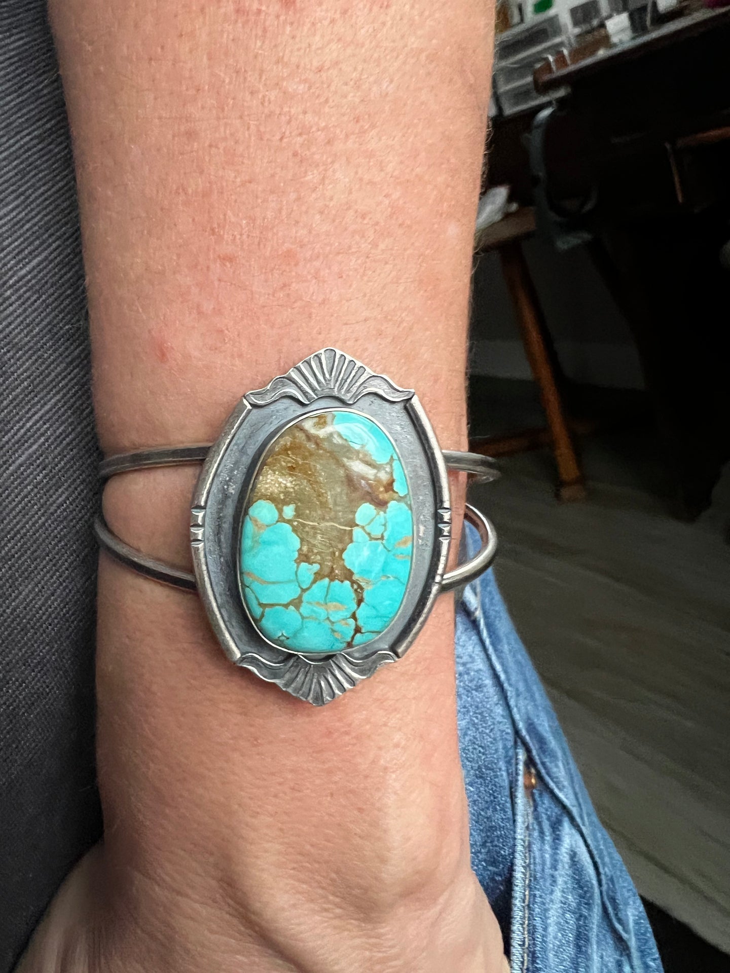 Turquoise #8 Mine Cuff