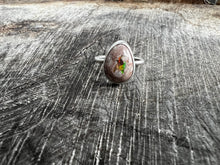 Load image into Gallery viewer, Mexican Fire Opal Ring - teardrop