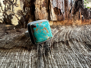 Royston Turquoise Square Ring