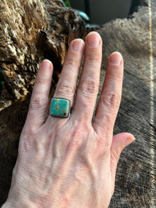 Royston Turquoise Square Ring